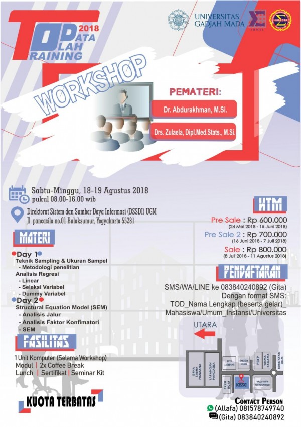 WORKSHOP : TRAINING OLAH DATA 2018